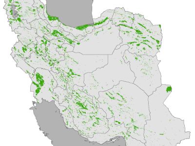 تهیه نقشه  محدوده کشت آبی کل کشور
